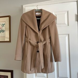 Calvin Klein Women's Camel Trench Coat